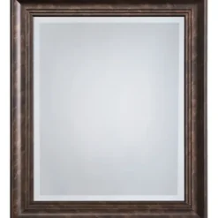 Decorative Mirrors-Kirkland's Home Dark Bronze Rectangular Frame Wall Mirror