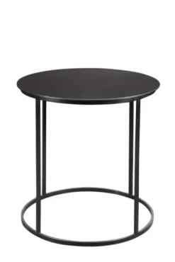 Accent & End Tables-Kirkland's Home Dark Bronze Rounded Metal Accent Table