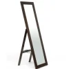 Full Length & Floor Mirrors-Kirkland's Home Dark Brown Modern Standing Mirror, 21X60 In.