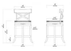 Bar Stools & Counter Height Stools-Kirkland's Home Dark Brown Wood And Seagrass Swivel Counter Stool Tan