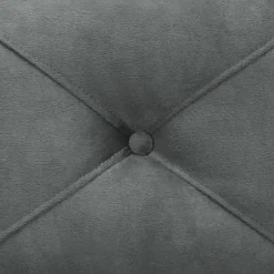 Accent Chairs-Kirkland's Home Dark Kelly Microfiber Rolled Arm Chair Gray