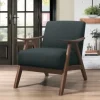 Accent Chairs-Kirkland's Home Dark Mid-Century Hazel Frame Accent Chair Gray