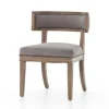Dining Chairs-Kirkland's Home Dark Moon Canvas Upholstered Dining Chair Gray