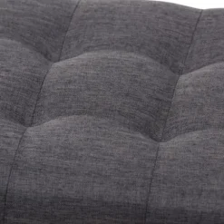 Entryway Furniture-Kirkland's Home Dark Tufted Contemporary Storage Bench Gray