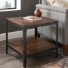 Accent & End Tables-Kirkland's Home Dark Walnut 2-Tier Accent Tables, Set Of 2 Brown