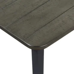 Dining Tables-Kirkland's Home Dark Wood And Metal Dining Table Gray