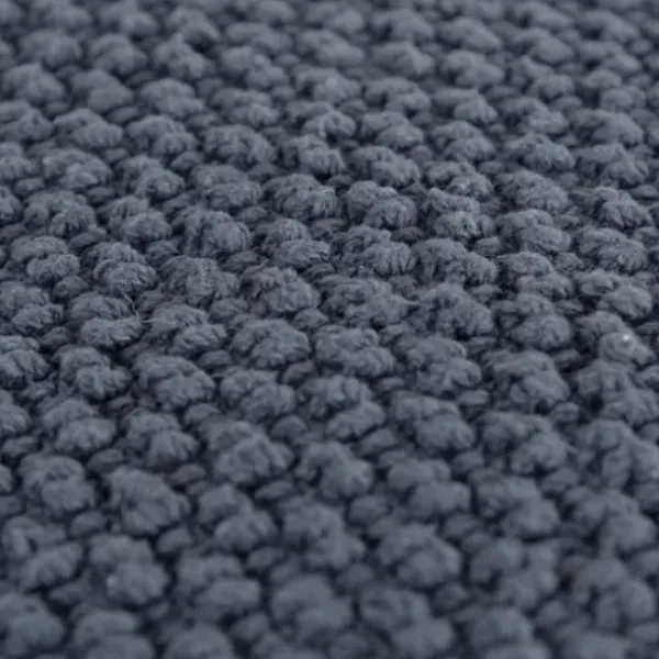 Pillows-Kirkland's Home Dark Woven Nubby Pillow Gray