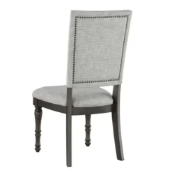 Dining Chairs-Kirkland's Home Dawson Upholstered Dining Chairs, Set Of 2 Gray