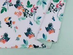 Quilts-Kirkland's Home Daydreaming Floral 2-Pc. King Quilt Set White/Green/Orange