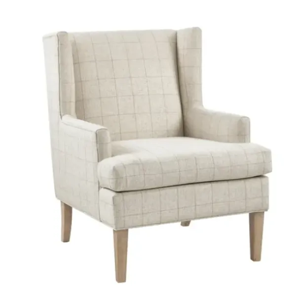 Accent Chairs-Kirkland's Home Decker Martha Stewart Accent Chair Ivory