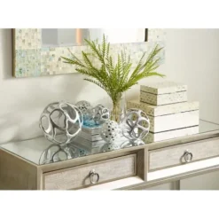 Baskets & Boxes-Kirkland's Home Decorative Mussel Shell Wood Boxes, Set Of 2 Ivory/Gray