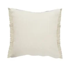 Pillows-Kirkland's Home Denim Blue Braided Stripe Throw Pillow, 24 In. Blue/Tan/Ivory