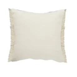 Pillows-Kirkland's Home Denim Blue Braided Stripe Throw Pillow, 20 In. Blue/Tan/Ivory