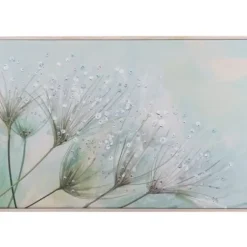 Framed Art-Kirkland's Home Dewdrop Colors Framed Art Print White/Blue/Green/Black