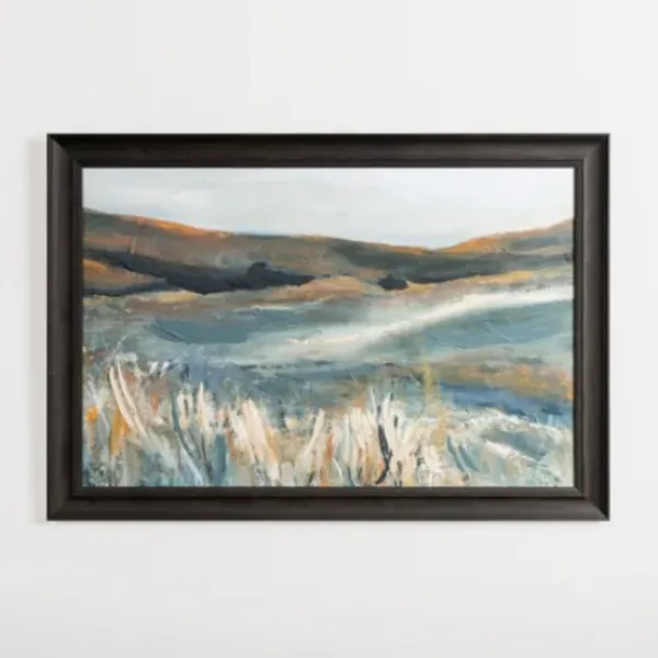 Canvas Art-Kirkland's Home Dewy Plains Framed Canvas Art Print Blue