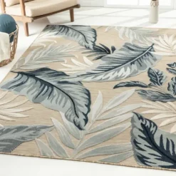 Outdoor Rugs-Kirkland's Home Dhurri Stripe Indoor/Outdoor Area Rug, 5X7 Blue