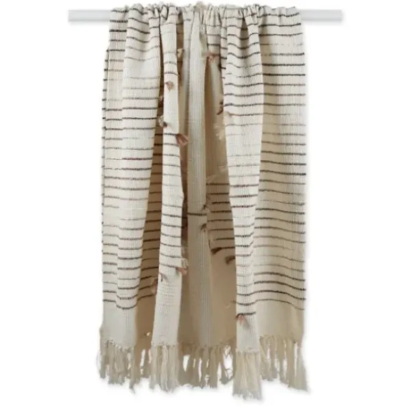 Blankets & Throws-Kirkland's Home Diamond Cut Throw Brown