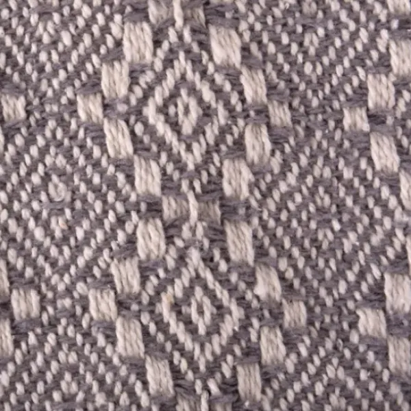 Blankets & Throws-Kirkland's Home Diamond Stitched Throw Gray