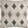 Pillows-Kirkland's Home Diamond Textured Pillow Gray