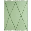 Blankets & Throws-Kirkland's Home Diamond Tufted Cotton Throw Green