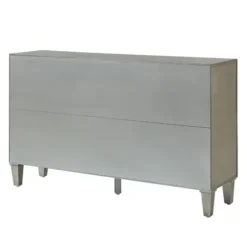 Cabinets & Sideboards-Kirkland's Home Dietrich Wood 4-Door Sideboard Gray