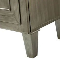 Cabinets & Sideboards-Kirkland's Home Dietrich Wood 4-Door Sideboard Gray