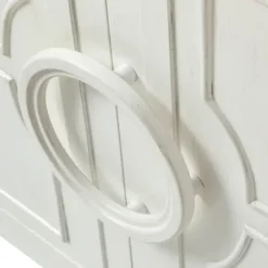 Cabinets & Sideboards-Kirkland's Home Dietrich Wood 4-Door Sideboard White