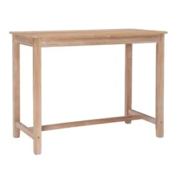 Dining Tables-Kirkland's Home Distressed Acacia Brown Wood Bar Table Tan