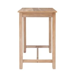 Dining Tables-Kirkland's Home Distressed Acacia Brown Wood Bar Table Tan
