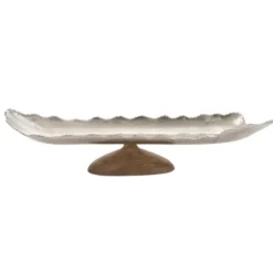 Decorative Trays-Kirkland's Home Distressed Black Pedestal Trays, Set Of 3 White