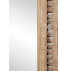 Decorative Mirrors-Kirkland's Home Distressed Brown Wooden Frame Wall Mirror