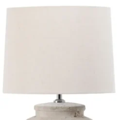 Table Lamps-Kirkland's Home Distressed Ceramic Table Lamp White