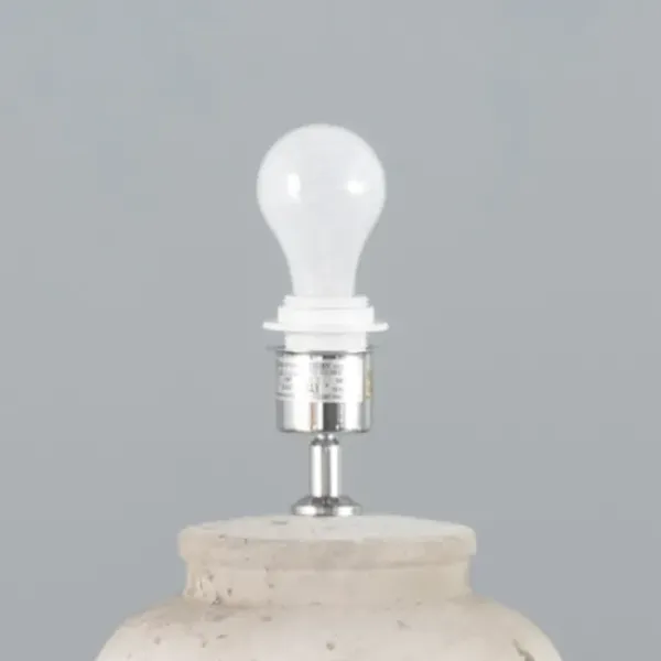 Table Lamps-Kirkland's Home Distressed Ceramic Table Lamp White
