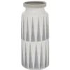Vases-Kirkland's Home Distressed Cream Foliage Vases, Set Of 2 Ivory