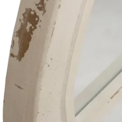 Decorative Mirrors-Kirkland's Home Distressed Cream Sadie Arch Mirror Ivory