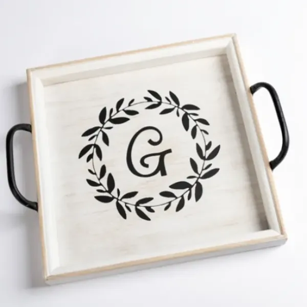 Decorative Accents-Kirkland's Home Distressed Gold Frame Square Tabletop Clock