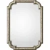 Decorative Mirrors-Kirkland's Home Distressed Silver Leaf Wooden Frame Wall Mirror