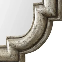Decorative Mirrors-Kirkland's Home Distressed Silver Leaf Wooden Frame Wall Mirror
