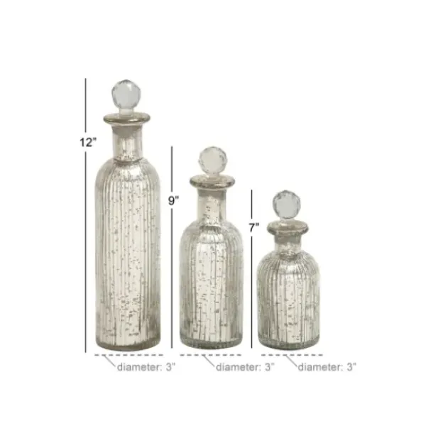 Vases-Kirkland's Home Distressed White And Beige Flat Vases, Set Of 2 Tan/White