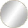 Decorative Mirrors-Kirkland's Home Distressed White Metal Wall Mirror