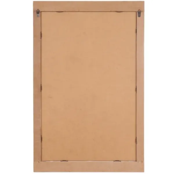 Decorative Mirrors-Kirkland's Home Distressed White Reclaimed Wood Wall Mirror