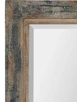 Decorative Mirrors-Kirkland's Home Distressed Wood Frame Wall Mirror