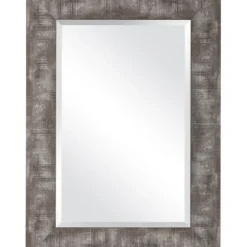 Decorative Mirrors-Kirkland's Home Distressed Wood Grain Framed Mirror
