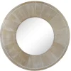 Decorative Mirrors-Kirkland's Home Distressed Wood Planked Frame Wall Mirror Brown