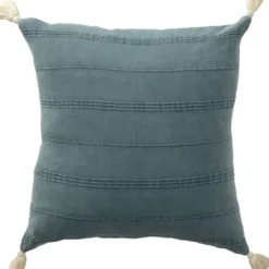 Pillows-Kirkland's Home Dobby Loomed Pillow Blue