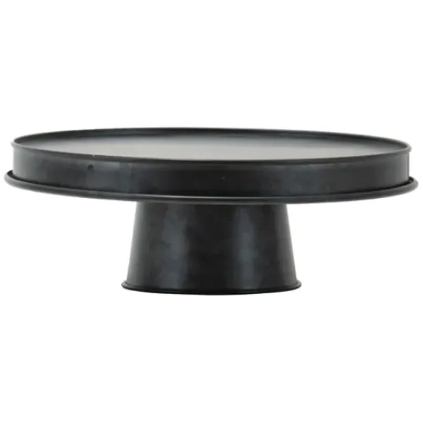 Decorative Trays-Kirkland's Home Dotted Shell Round Wooden Tray Black/Gray/Brown
