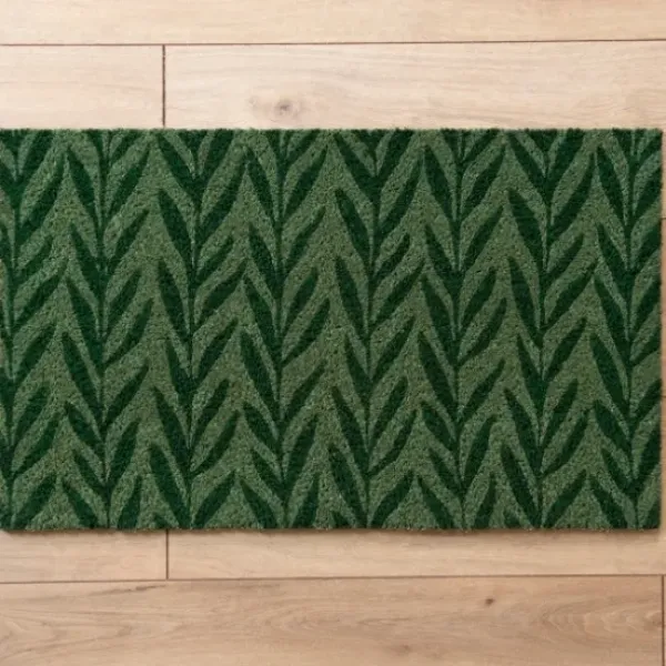 Doormats-Kirkland's Home Double Border Doormat, 48X24 In. Tan/Black
