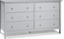Dressers & Chests-Kirkland's Home Dove Brazilian Pine Wood Dresser Gray