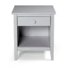 Nightstands-Kirkland's Home Dove Brazilian Pine Wood Nightstand Gray