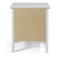 Nightstands-Kirkland's Home Dove Brazilian Pine Wood Nightstand Gray